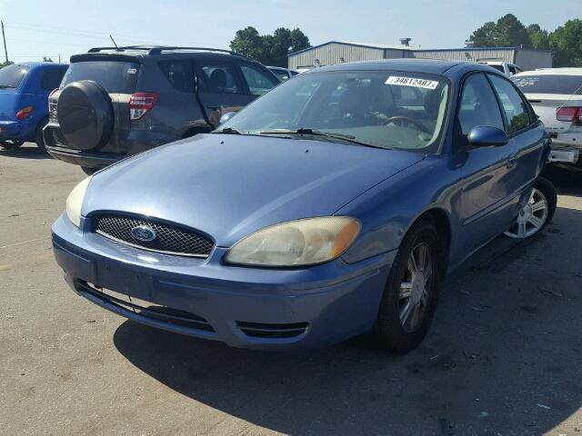 1FAFP56S84A204630 - 2004 FORD TAURUS SEL BLUE photo 2