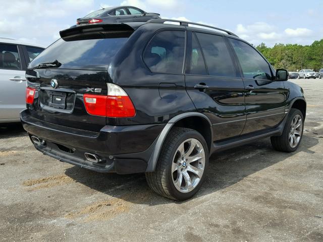 5UXFA93575LE82248 - 2005 BMW X5 4.8IS BLACK photo 4