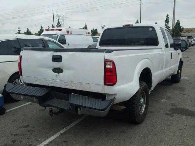 1FDSX30L24EB73605 - 2004 FORD F350 SRW S WHITE photo 4