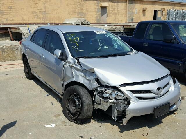 2T1BU4EE3BC572858 - 2011 TOYOTA COROLLA SILVER photo 1