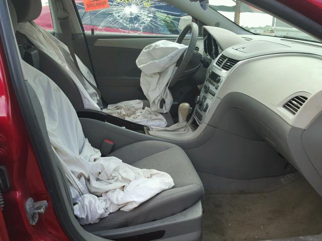 1G1ZC5EU7CF354258 - 2012 CHEVROLET MALIBU 1LT RED photo 5