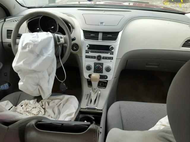 1G1ZC5EU7CF354258 - 2012 CHEVROLET MALIBU 1LT RED photo 9