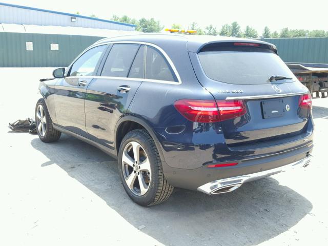 WDC0G4KB1JV081543 - 2018 MERCEDES-BENZ GLC 300 4M BLUE photo 3