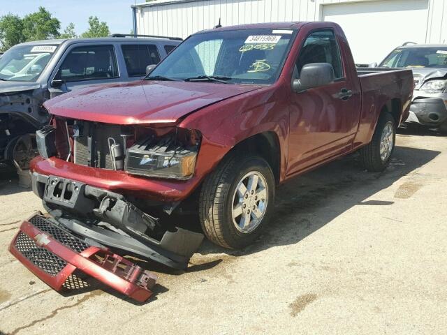 1GCCSCD91A8146816 - 2010 CHEVROLET COLORADO L MAROON photo 2