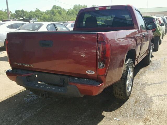 1GCCSCD91A8146816 - 2010 CHEVROLET COLORADO L MAROON photo 4