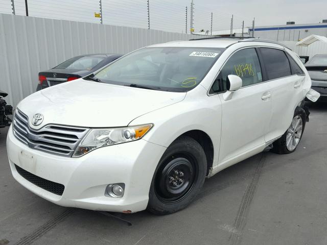 4T3ZA3BB1BU047539 - 2011 TOYOTA VENZA BASE WHITE photo 2