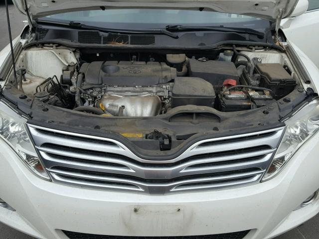 4T3ZA3BB1BU047539 - 2011 TOYOTA VENZA BASE WHITE photo 7