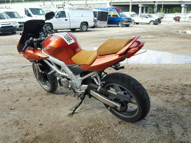 JS1VP53A932106727 - 2003 SUZUKI SV650 ORANGE photo 3