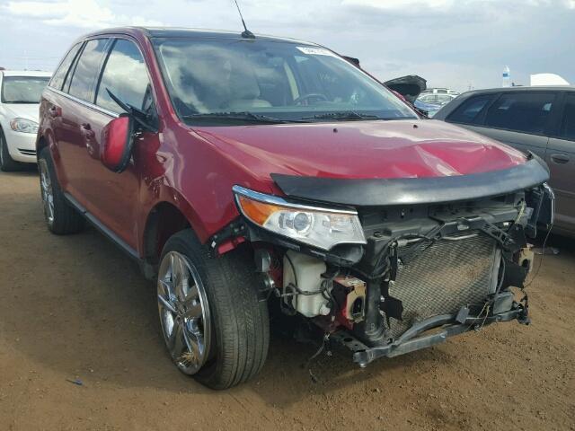 2FMDK3KC7CBA18725 - 2012 FORD EDGE RED photo 1