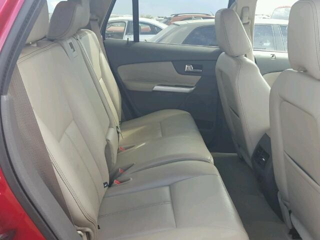 2FMDK3KC7CBA18725 - 2012 FORD EDGE Червоний фото 6