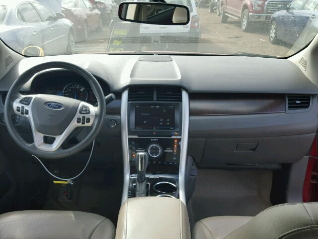 2FMDK3KC7CBA18725 - 2012 FORD EDGE Червоний фото 9