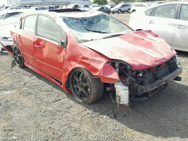 3N1CB61E28L611508 - 2008 NISSAN SENTRA SE- RED photo 1