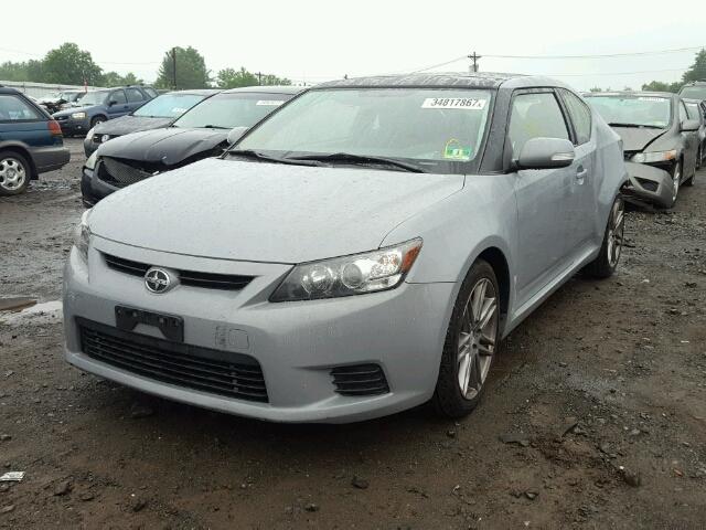 JTKJF5C78C3043408 - 2012 TOYOTA SCION TC GRAY photo 2