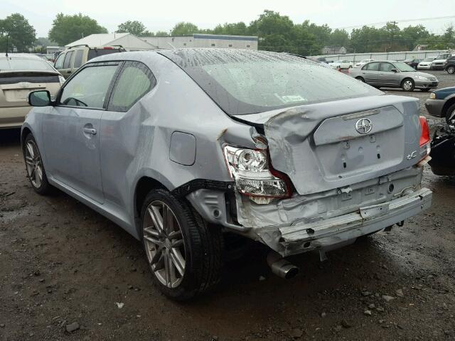 JTKJF5C78C3043408 - 2012 TOYOTA SCION TC GRAY photo 3