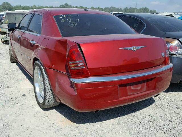 2C3KA63H17H822388 - 2007 CHRYSLER 300C MAROON photo 3