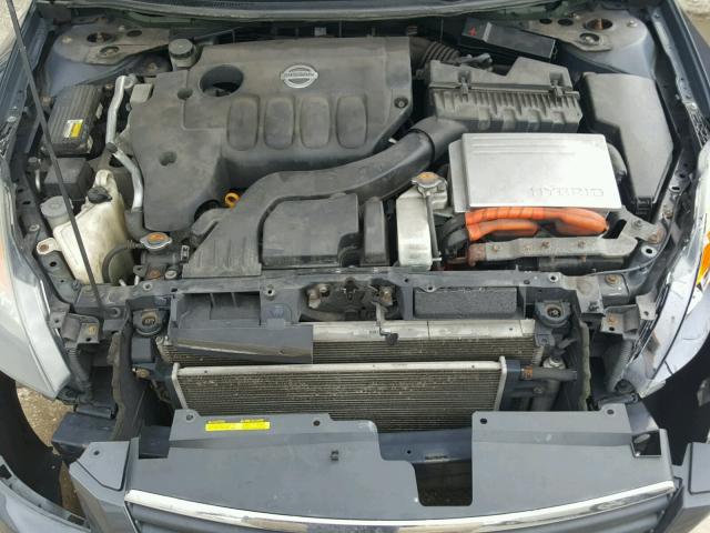 1N4CL21E18C185606 - 2008 NISSAN ALTIMA HYB GRAY photo 7