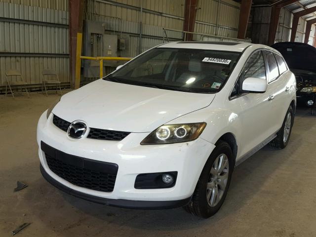 JM3ER293480192207 - 2008 MAZDA CX-7 WHITE photo 2