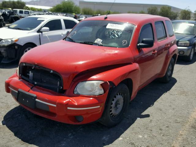 3GNBAADB8AS559045 - 2010 CHEVROLET HHR LS RED photo 2