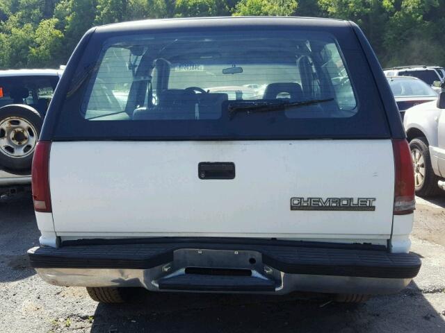 1GNEK18K4PJ417855 - 1993 CHEVROLET BLAZER K15 WHITE photo 10