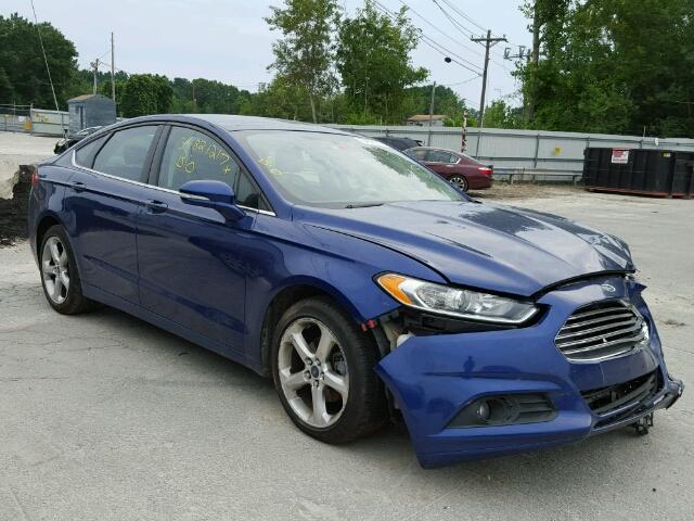 3FA6P0H90DR152347 - 2013 FORD FUSION SE BLUE photo 1