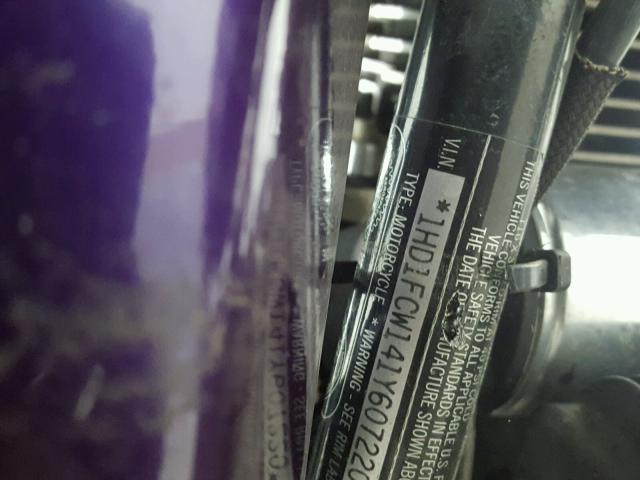 1HD1FCW141Y607220 - 2001 HARLEY-DAVIDSON FLHTCUI PURPLE photo 19