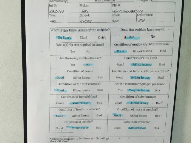 1HD1FCW141Y607220 - 2001 HARLEY-DAVIDSON FLHTCUI PURPLE photo 20