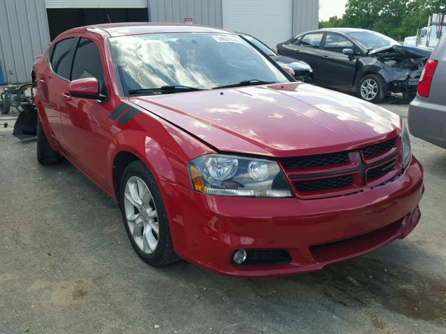 1C3CDZBG8DN590770 - 2013 DODGE AVENGER R/ RED photo 1