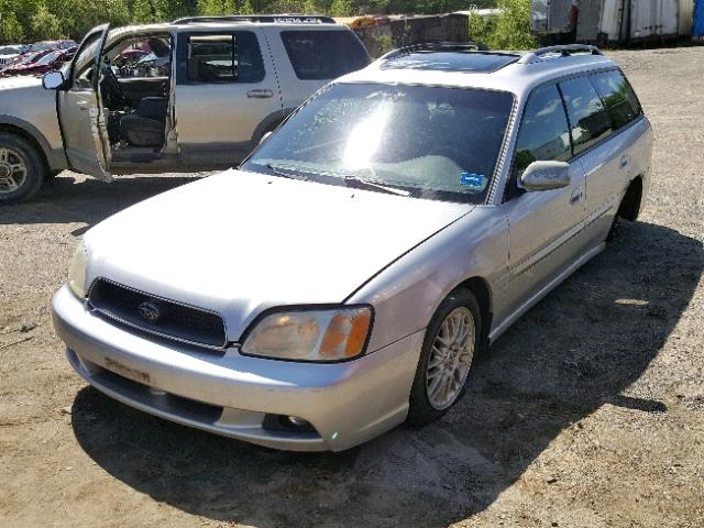 4S3BH625347305759 - 2004 SUBARU LEGACY L S SILVER photo 2