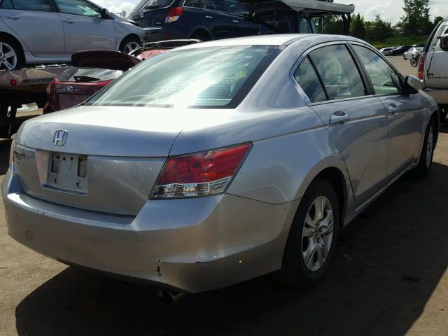 1HGCP264X8A067727 - 2008 HONDA ACCORD LXP GRAY photo 4