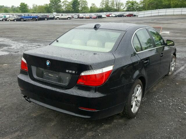 WBANV13569C151955 - 2009 BMW 528 XI BLACK photo 4