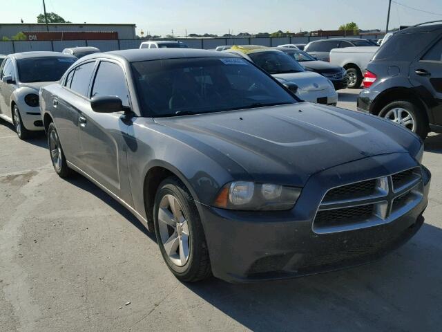 2C3CDXBG6DH636562 - 2013 DODGE CHARGER SE GRAY photo 1