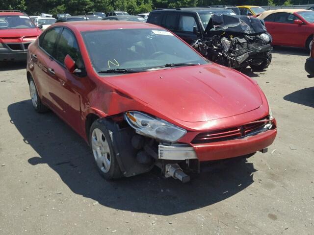 1C3CDFAA6DD306294 - 2013 DODGE DART RED photo 1