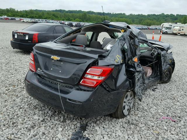 1G1JB5SH8H4150370 - 2017 CHEVROLET SONIC LS BLACK photo 4