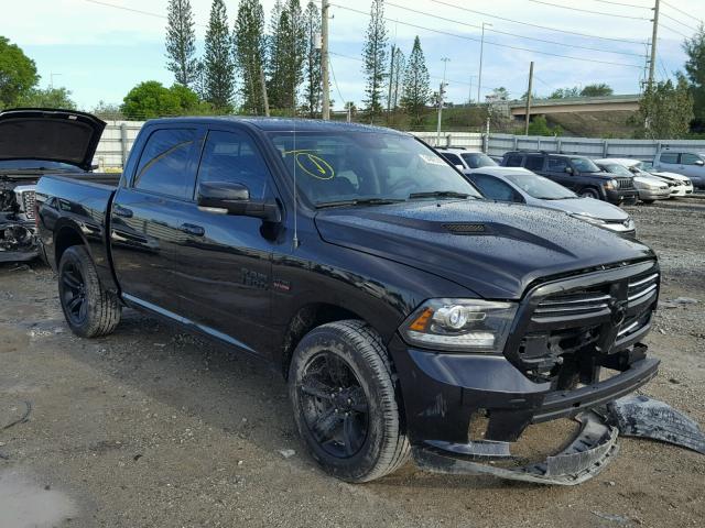 1C6RR6MT0GS362081 - 2016 RAM 1500 SPORT BLACK photo 1