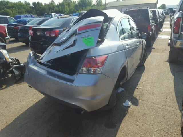 1HGCP2F87BA008435 - 2011 HONDA ACCORD EXL SILVER photo 4