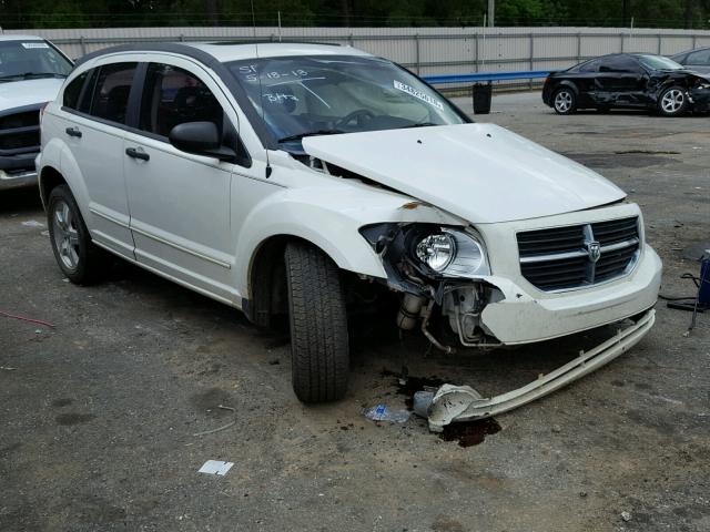 1B3HB48B27D515810 - 2007 DODGE CALIBER SX WHITE photo 1