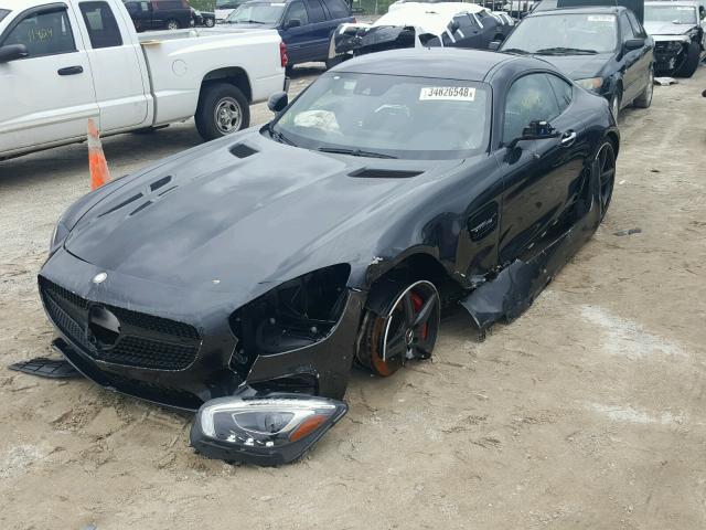 WDDYJ7JA3HA010274 - 2017 MERCEDES-BENZ AMG GT S BLACK photo 2