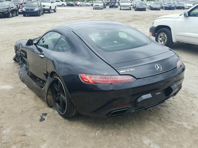 WDDYJ7JA3HA010274 - 2017 MERCEDES-BENZ AMG GT S BLACK photo 3