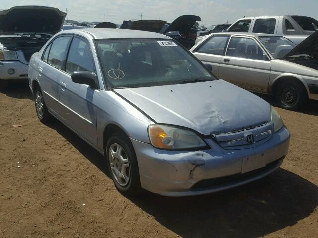 2HGES16502H603930 - 2002 HONDA CIVIC LX SILVER photo 1