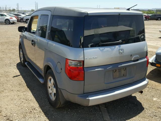 5J6YH28664L008909 - 2004 HONDA ELEMENT EX GRAY photo 3