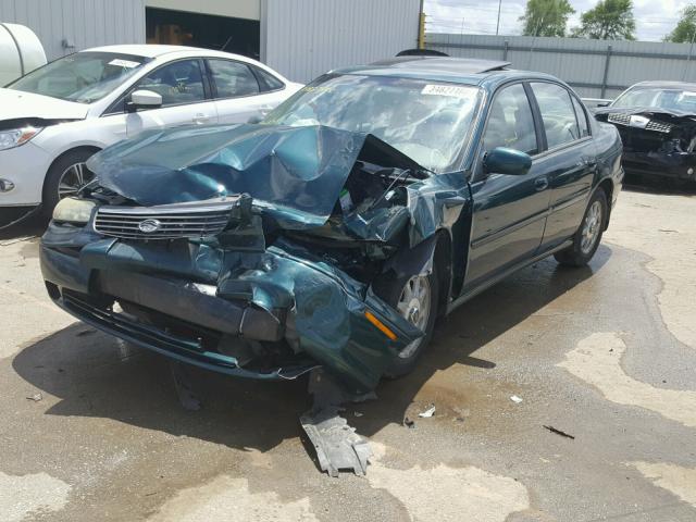 1G1NE52M2W6180519 - 1998 CHEVROLET MALIBU LS 绿色 照片 2