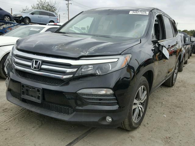 5FNYF5H33GB001443 - 2016 HONDA PILOT EX BLACK photo 2