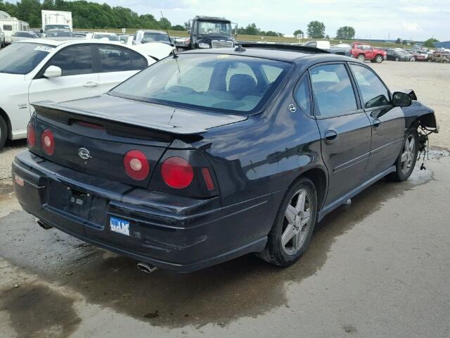 2G1WP551449433958 - 2004 CHEVROLET IMPALA SS BLACK photo 4