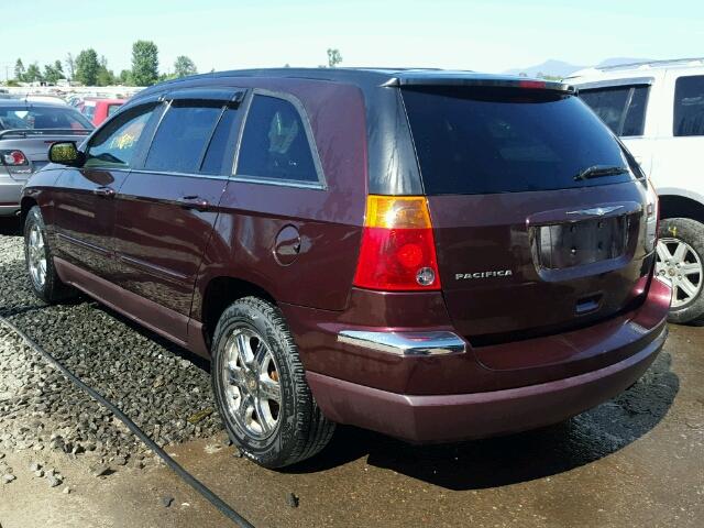 2C8GF68424R386860 - 2004 CHRYSLER PACIFICA RED photo 3