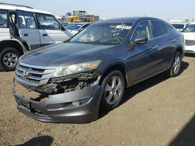 5J6TF1H32AL010569 - 2010 HONDA ACCORD CRO GRAY photo 2