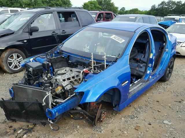 6G2EC57Y29L164357 - 2009 PONTIAC G8 GT BLUE photo 2