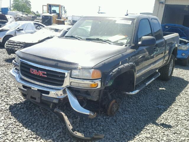 2GTEK19T831101329 - 2003 GMC NEW SIERRA BLACK photo 2