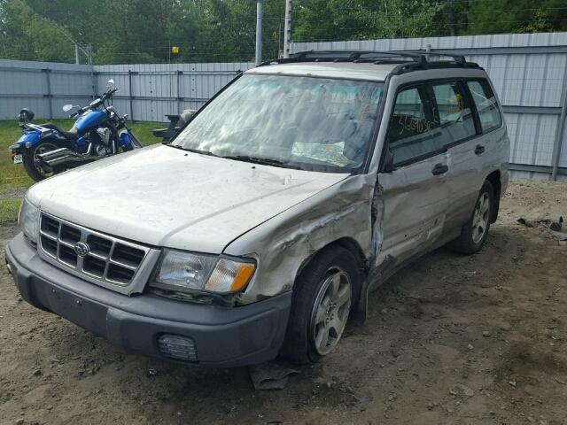 JF1SF6555XH730910 - 1999 SUBARU FORESTER S GRAY photo 2