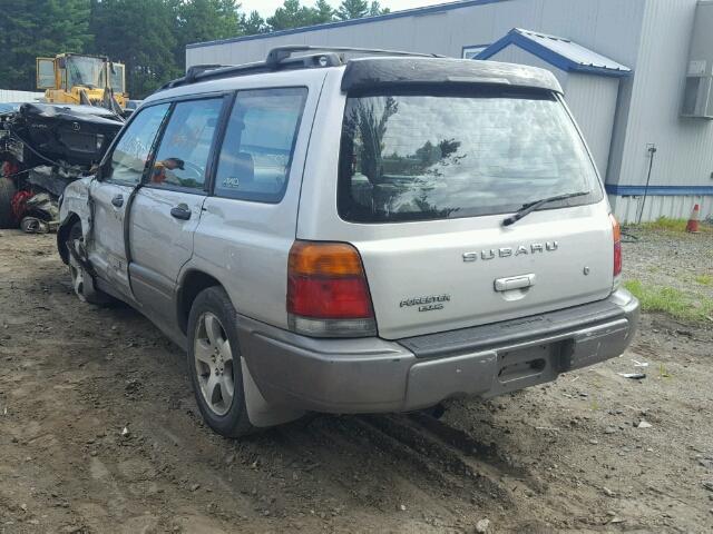 JF1SF6555XH730910 - 1999 SUBARU FORESTER S GRAY photo 3