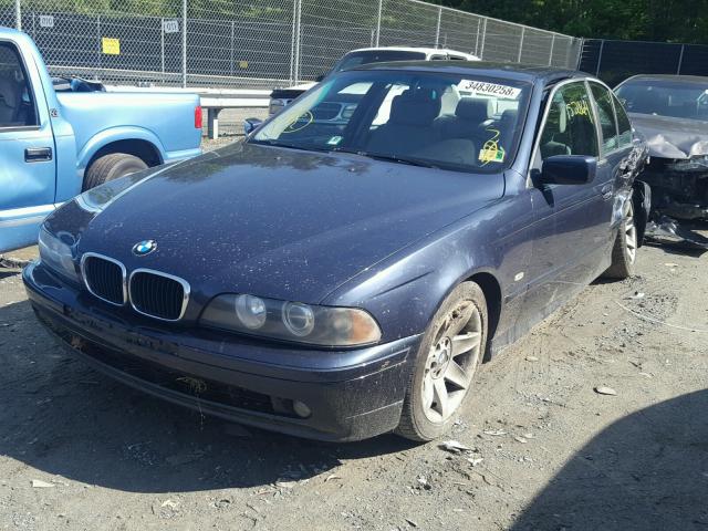 WBADT43452GY42080 - 2002 BMW 525 I AUTO BLUE photo 2